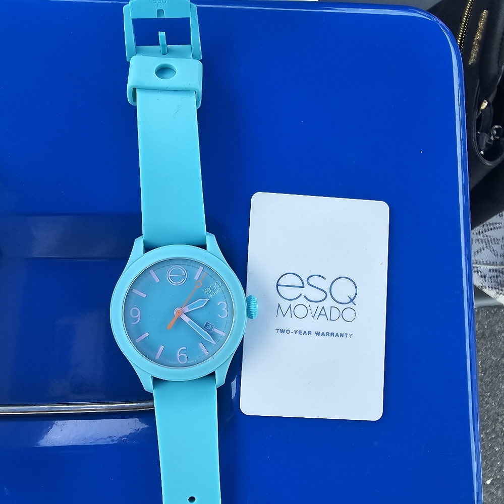 Movado ESQ Turquoise Women's Watch
